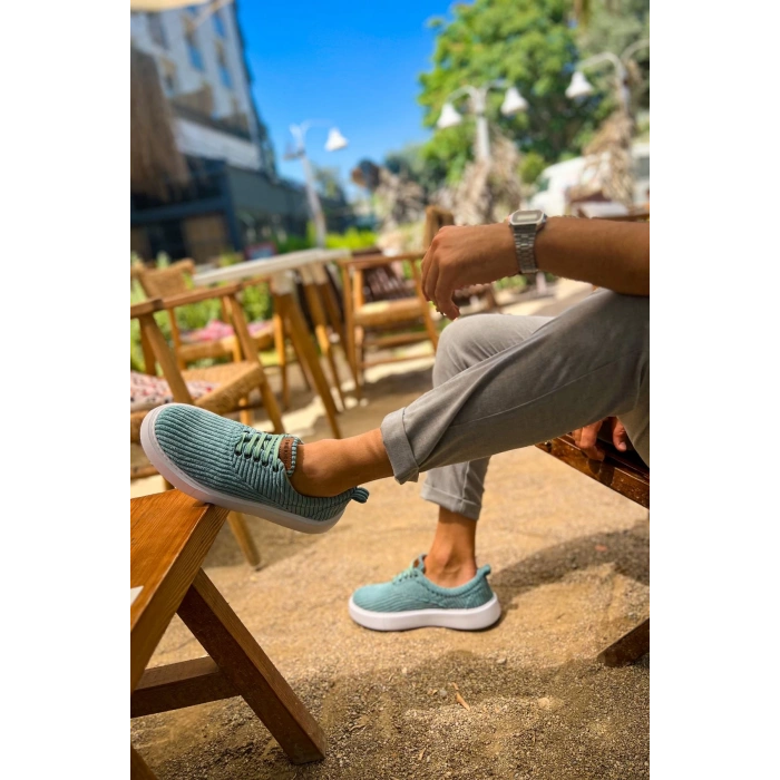 CH173 - KBT Velluto Erkek Ayakkabı SU YESILI