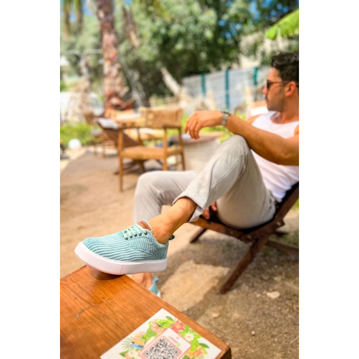 CH173 - KBT Velluto Erkek Ayakkabı SU YESILI