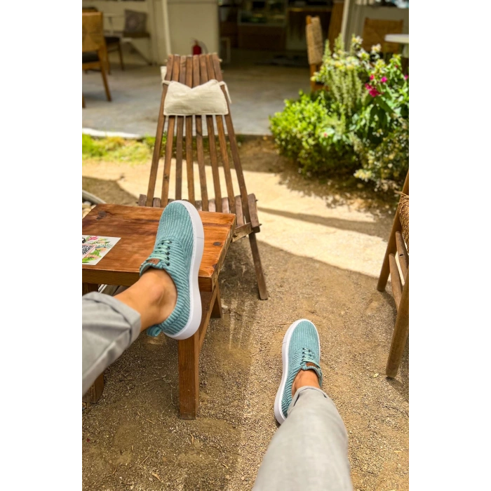 CH173 - KBT Velluto Erkek Ayakkabı SU YESILI