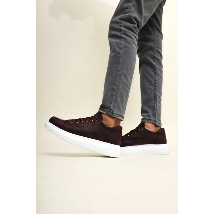 CH175 - CBT Mirror Erkek Ayakkabı BORDO