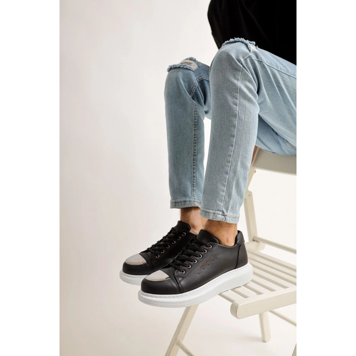 CH175 - CBT Mirror Mens Shoes BLACK