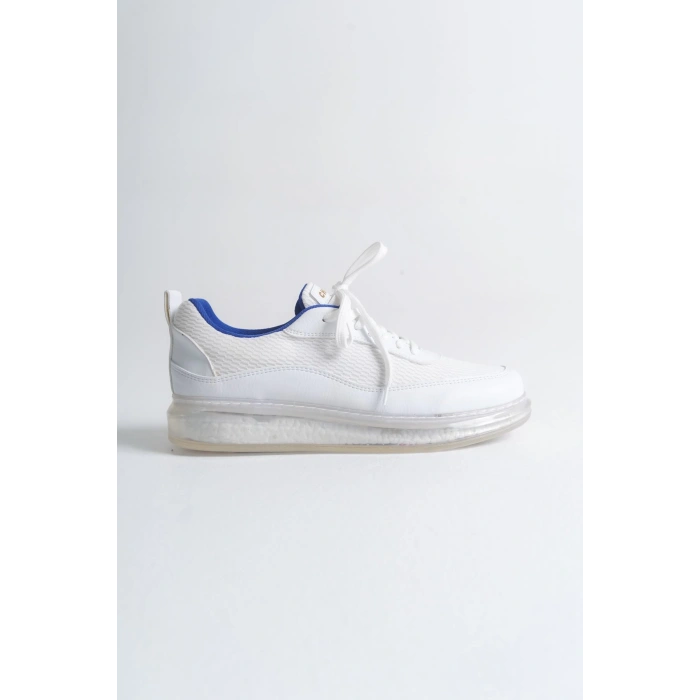 CH181 - RRT İpekyol  Erkek Ayakkabı BEYAZ / SAX MAVI