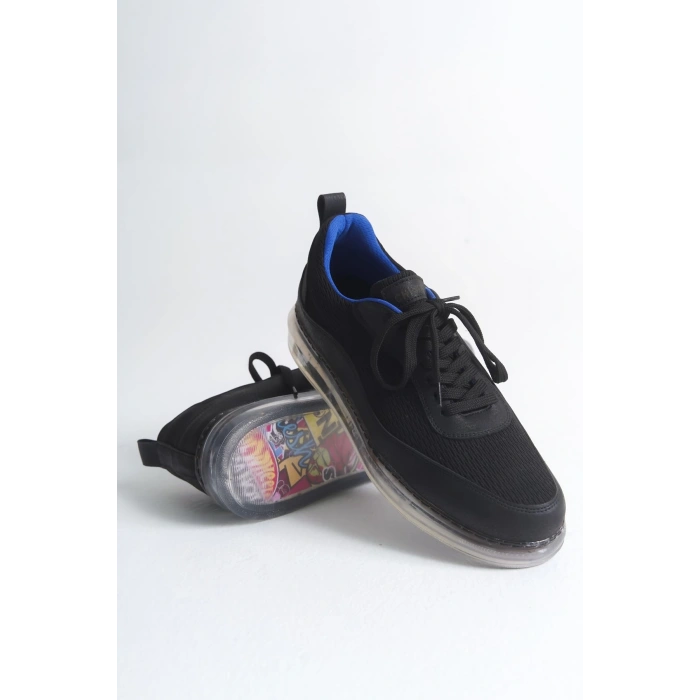 CH181 - RRT İpekyol  Erkek Ayakkabı SIYAH/SAX MAVI