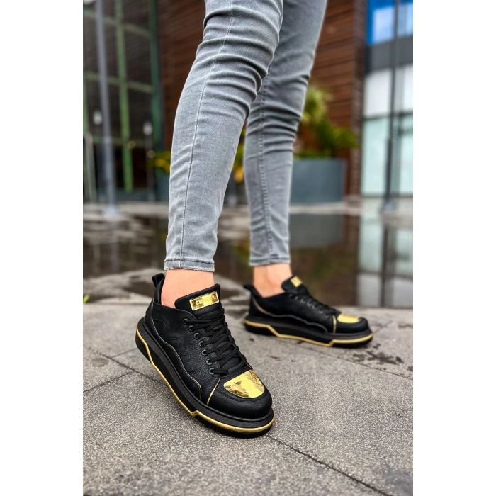 CH183 - CST Jet Setter Mirror  Erkek Ayakkabı SIYAH/ALTIN