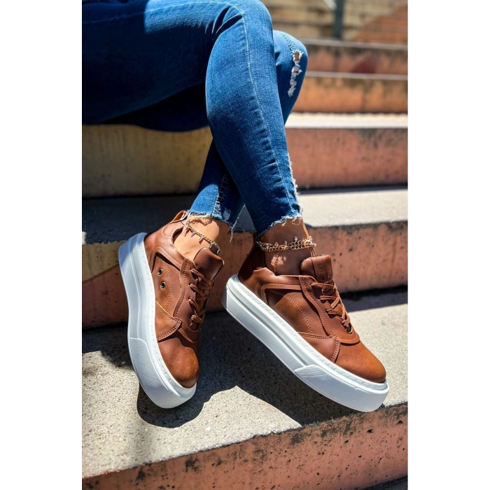 الرمز CH187 CBT للحذاء النسائي اللون البني