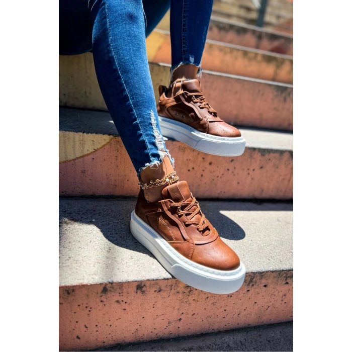 الرمز CH187 CBT للحذاء النسائي اللون البني