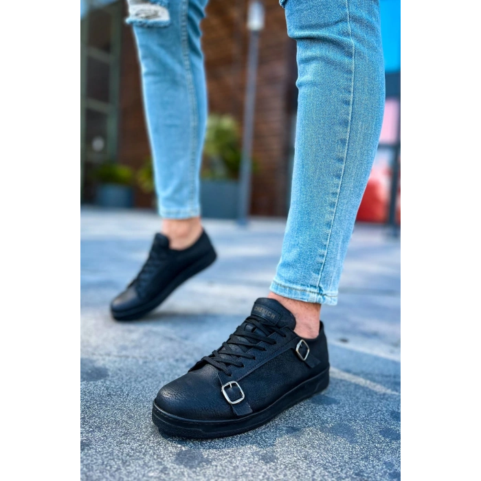 CH191 - CST Side Buckle Erkek Ayakkabı SIYAH