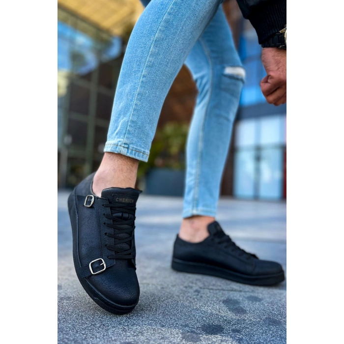 CH191 - CST Side Buckle Erkek Ayakkabı SIYAH