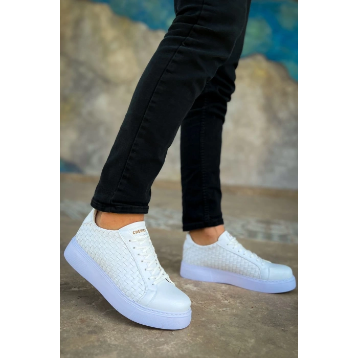 CH203 - OBT Maglieria Erkek Ayakkabı BEYAZ