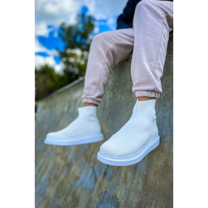 CH207 - TRT Maglieria-T Erkek Ayakkabı BEYAZ