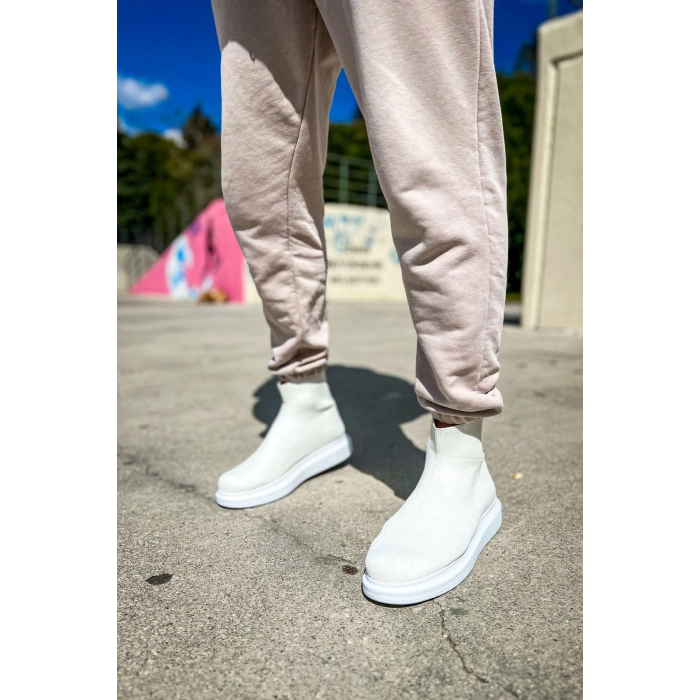 CH207 - TRT Maglieria-T Erkek Ayakkabı BEYAZ