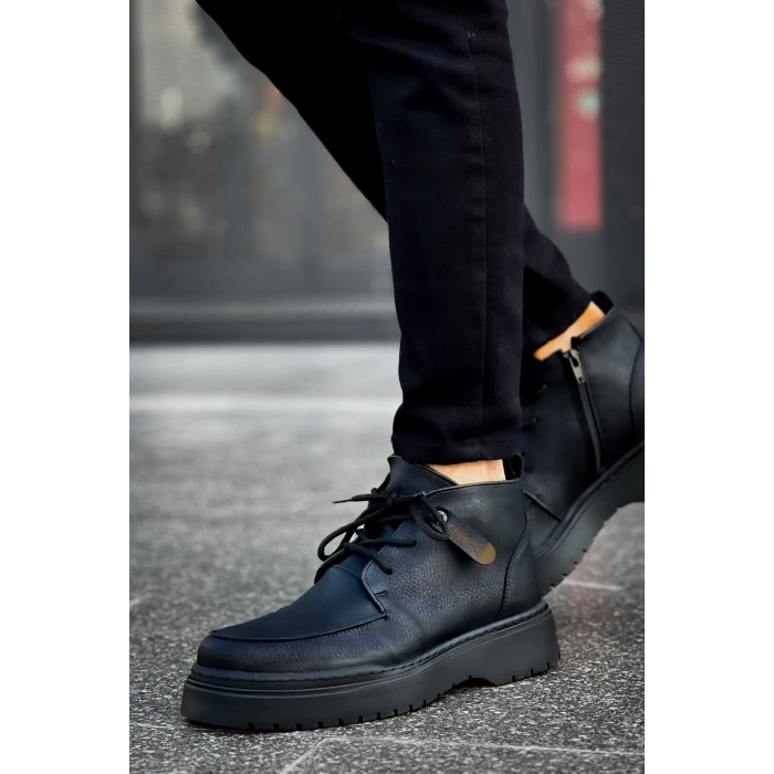 CH213 CST Bryggen Mens Boot BLACK