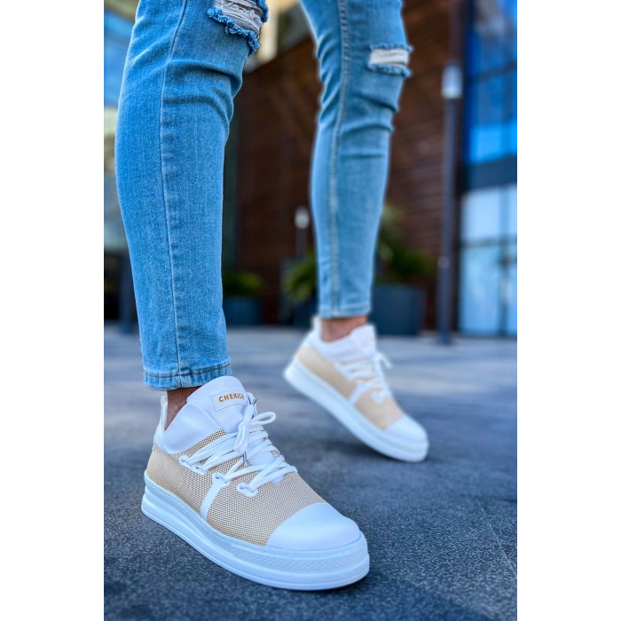 CH219 - CBT Laser Erkek Ayakkabı BEYAZ