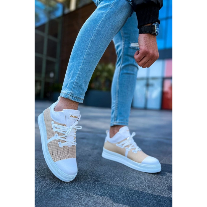 CH219 - CBT Laser Erkek Ayakkabı BEYAZ