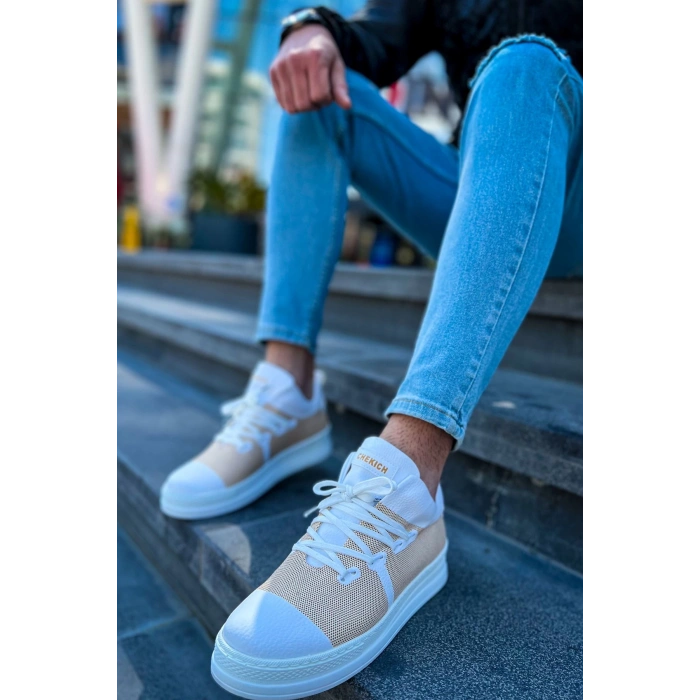 CH219 - CBT Laser Erkek Ayakkabı BEYAZ