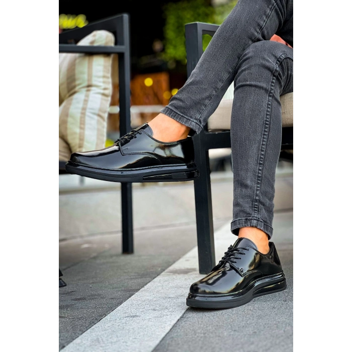 CH2403 حذاء رجالي أسود