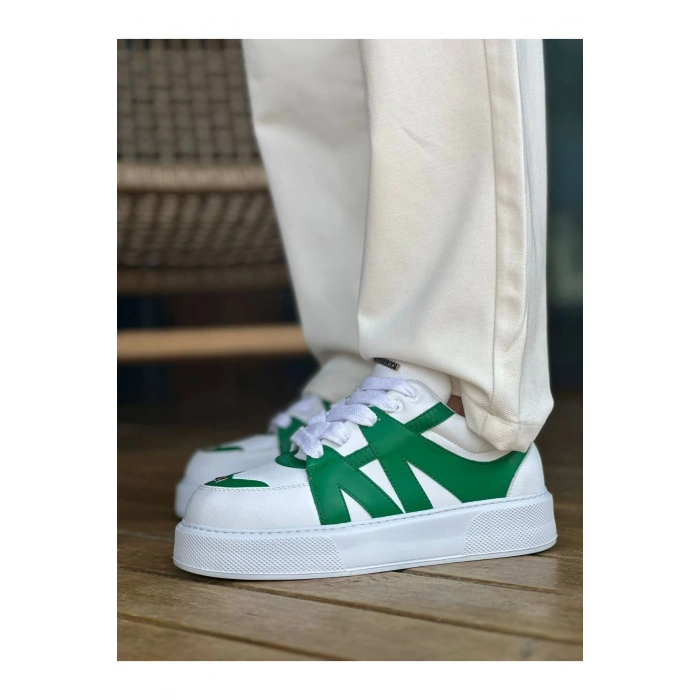 CH2407 - CBT Star-X Erkek Spor Ayakkabı BEYAZ/YESIL