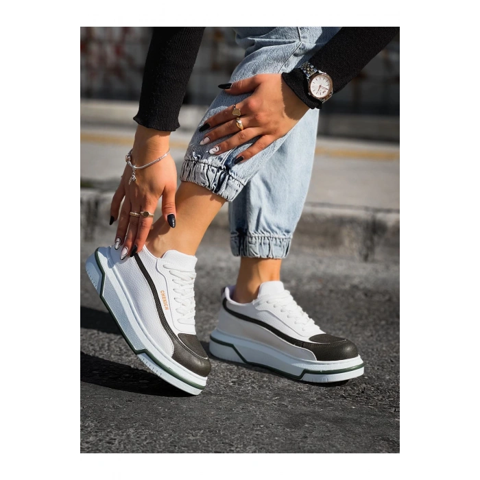 CH241 - CBT Signature Line Up Erkek Ayakkabı HAKI/BEYAZ