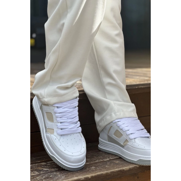 CH2410 - CBT Avax  Erkek Spor Ayakkabı BEYAZ / BEJ