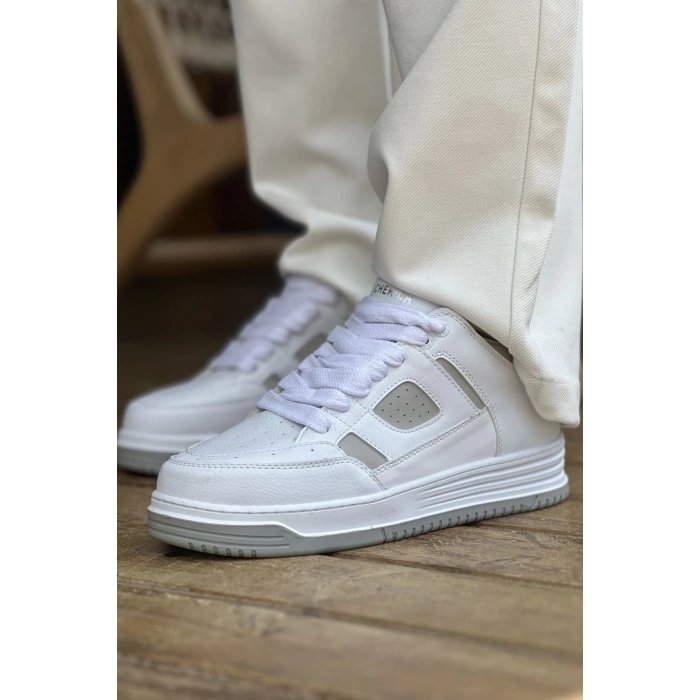 CH2410 - CBT Avax  Erkek Spor Ayakkabı BEYAZ/GRI