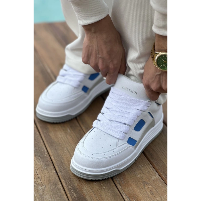 CH2410 - CBT Avax  Erkek Spor Ayakkabı BEYAZ/MAVI