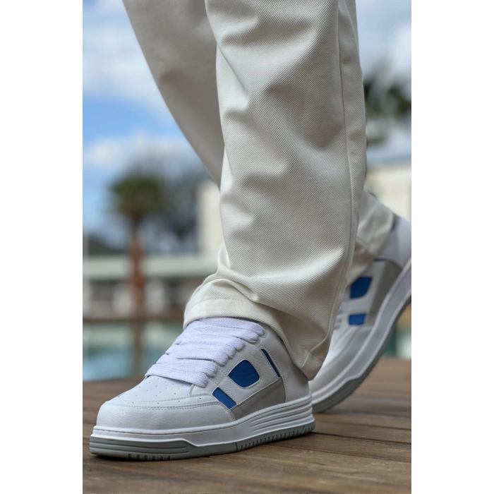 CH2410 - CBT Avax  Erkek Spor Ayakkabı BEYAZ/MAVI