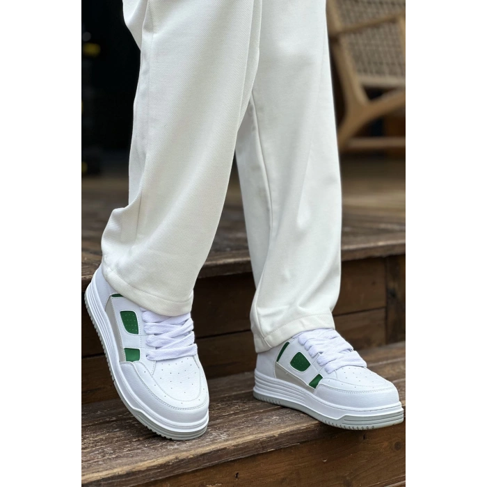 CH2410 - CBT Avax  Erkek Spor Ayakkabı BEYAZ/YESIL