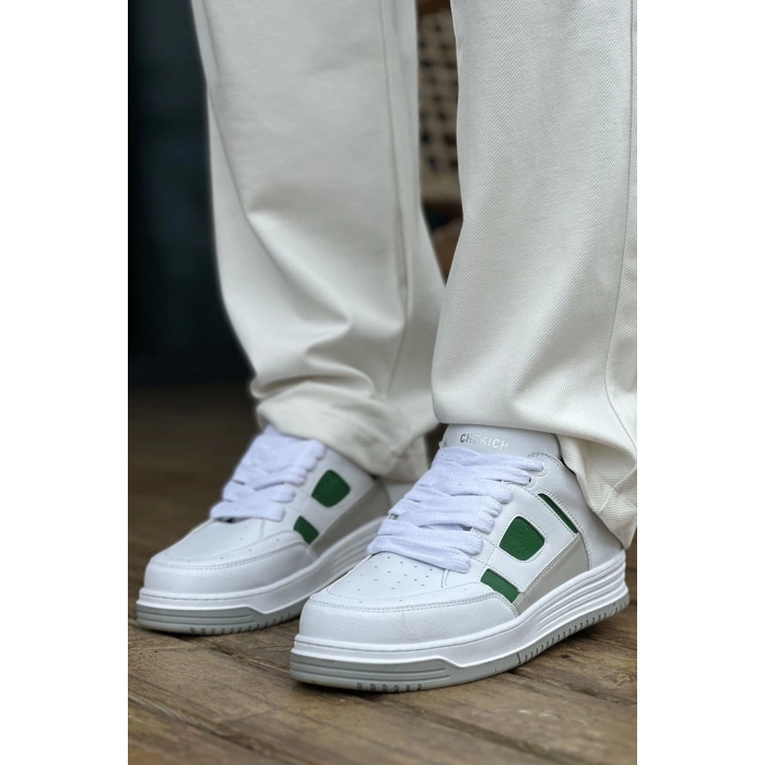 CH2410 - CBT Avax  Erkek Spor Ayakkabı BEYAZ/YESIL