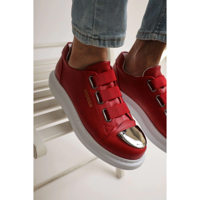 CH251 - CBT Mirror Erkek Ayakkabı KIRMIZI