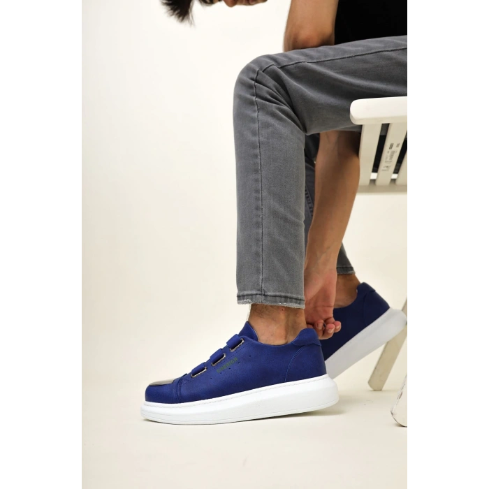 CH251 - CBT Mirror Erkek Ayakkabı Sax MavI