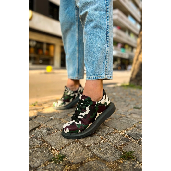 CH252 RRT Printed Mens Shoes 306 GREEN CAMOUFLAGE