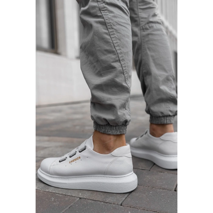 CH253 - CBT Mirror Non Erkek Ayakkabı BEYAZ