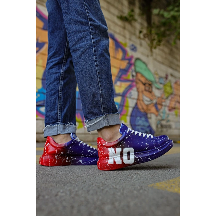 CH254 CBT Pittura Mens Shoes 441 BLUE / RED YES