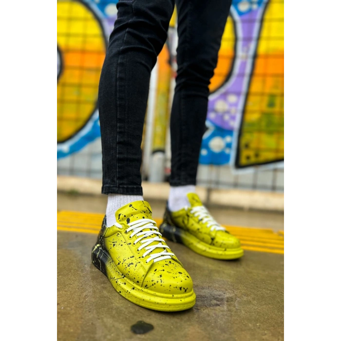 CH254 CBT Paint Mens Shoes 546 GREEN BLACK SPLUSH