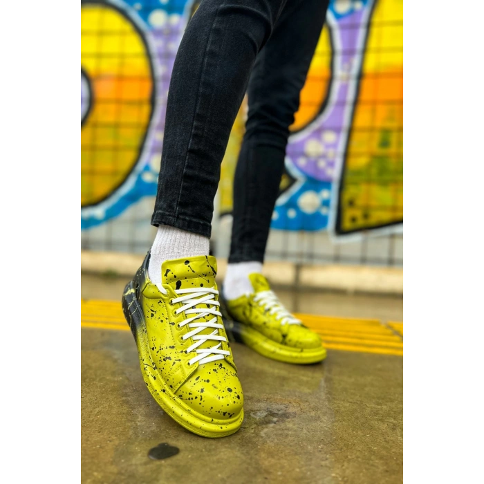 CH254 CBT Paint Mens Shoes 546 GREEN BLACK SPLUSH