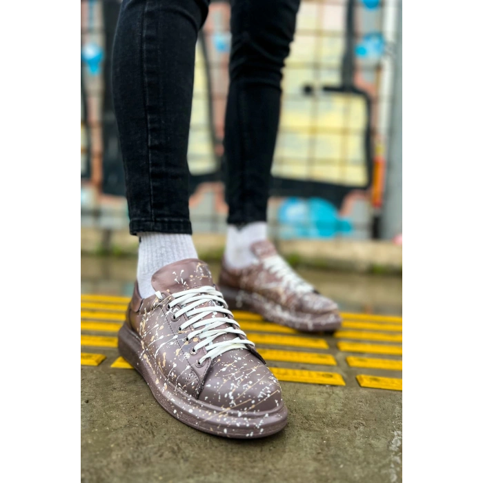 CH254 CBT Pittura Mens Shoes 548 COFFEE / WHITE SPLUSH