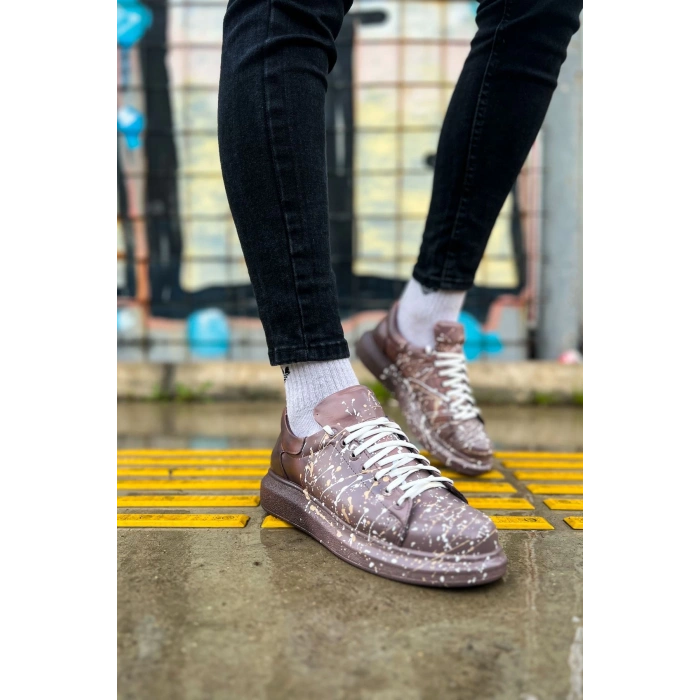 CH254 CBT Pittura Mens Shoes 548 COFFEE / WHITE SPLUSH