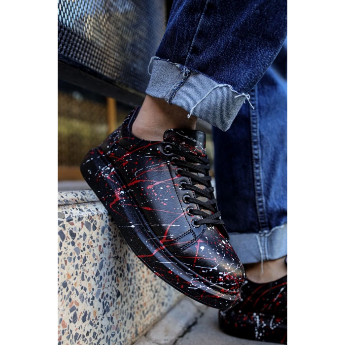 CH254 CST Paint Mens Shoes 471 WHITE / RED SPLUSH