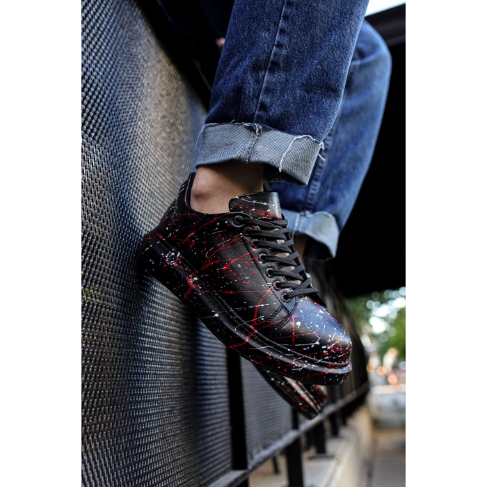 CH254 CST Paint Mens Shoes 471 WHITE / RED SPLUSH