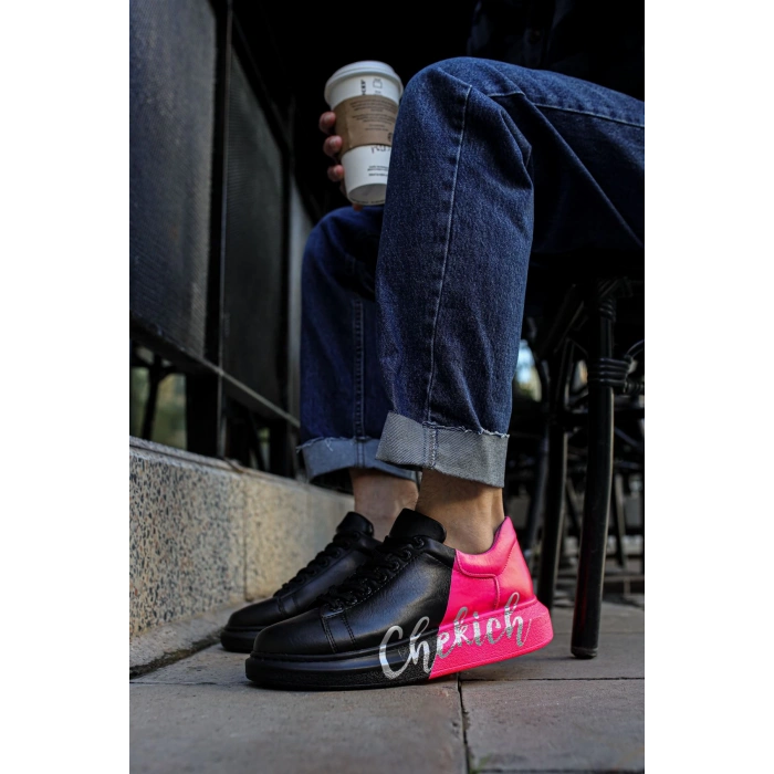 CH254 - CST Pittura Erkek Ayakkabı 477 SIYAH / PEMBE  CHEKICH