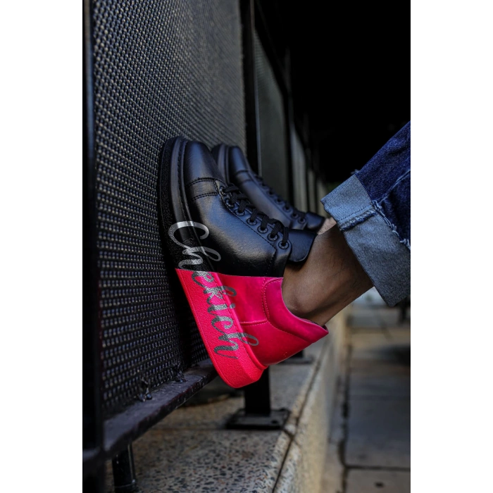 CH254 - CST Pittura Erkek Ayakkabı 477 SIYAH / PEMBE  CHEKICH