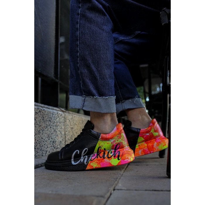 CH254 CST Pittura Mens Shoes 481 BLACK / YELLOW CHEKICH