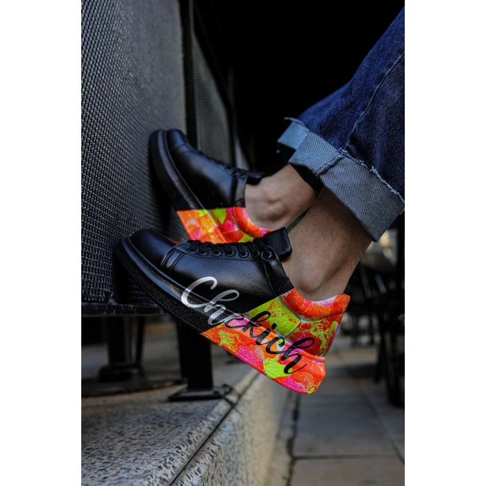 CH254 CST Pittura Mens Shoes 481 BLACK / YELLOW CHEKICH