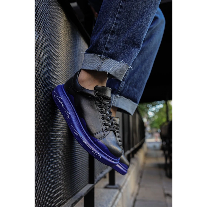 CH254 - CST Pittura Erkek Ayakkabı 483 MAVI / BEYAZ TABAN