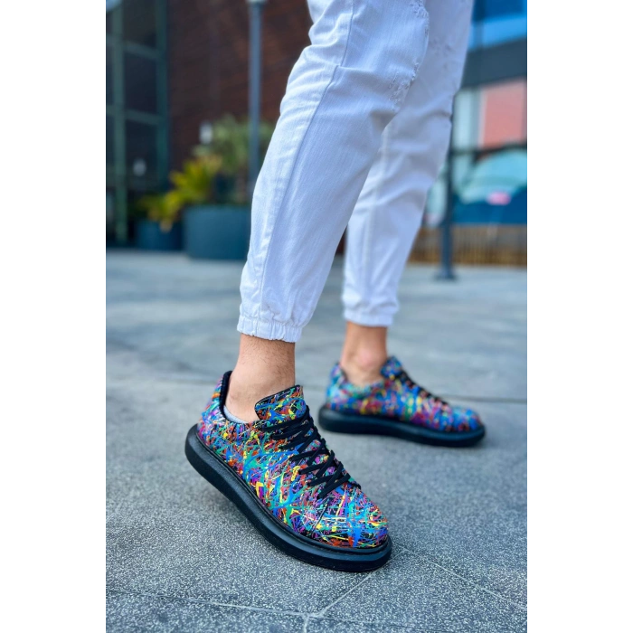 CH254 - CST Pittura Erkek Ayakkabı 538 CRAZY SPLUSH SIYAH