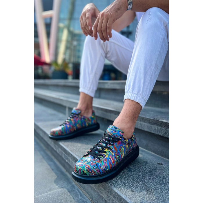 CH254 - CST Pittura Erkek Ayakkabı 538 CRAZY SPLUSH SIYAH