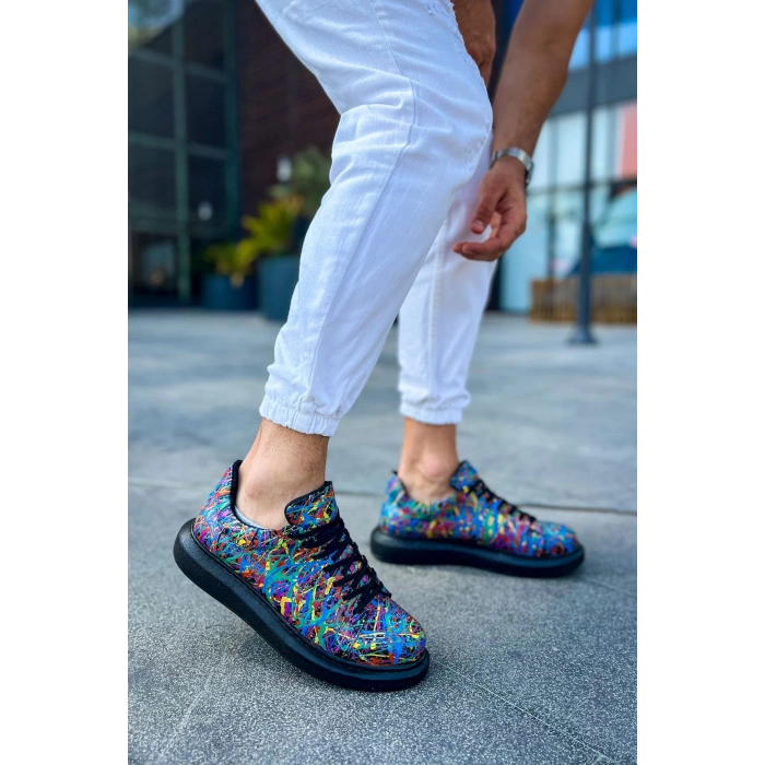 CH254 - CST Pittura Erkek Ayakkabı 538 CRAZY SPLUSH SIYAH