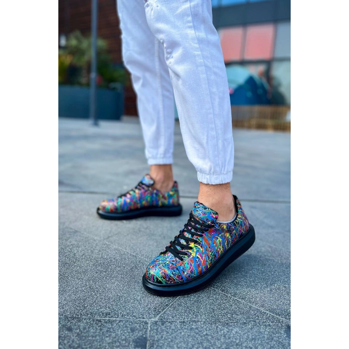 CH254 - CST Pittura Erkek Ayakkabı 538 CRAZY SPLUSH SIYAH