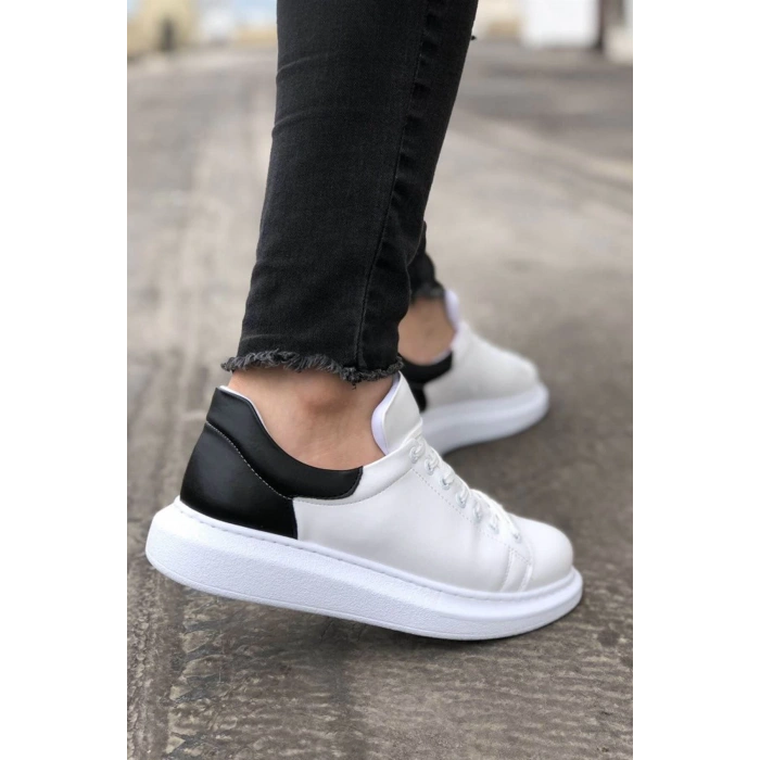 CH256 - CBT Estrella Erkek Ayakkabı BEYAZ/SIYAH