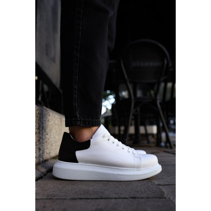 CH256 - CBT Estrella Erkek Ayakkabı BEYAZ/SIYAH